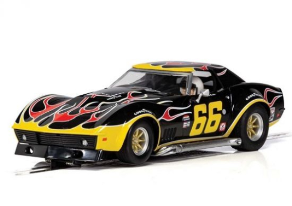 Scalextric Cherolet Corvette Nr.66 Flames c4107